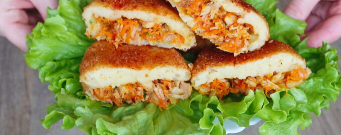 Картофельные зразы с мясом