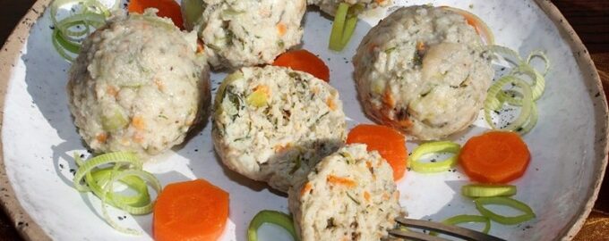 Фрикадельки из индейки с овощами