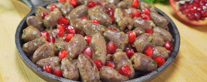 Куриные сердечки по-грузински