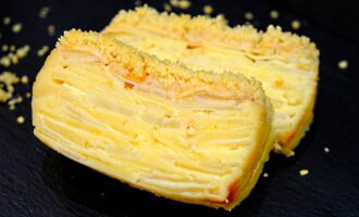 Пирог «Невидимка» с яблоками и грушами