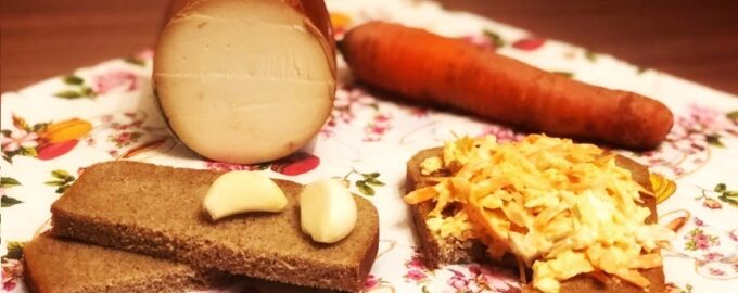 Вкуснейшая намазка на хлеб за 3 минуты