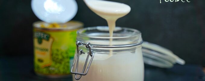Майонез из горошка без яиц и молока