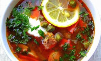 Солянка сборная мясная с почками
