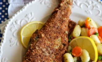 Рыба в пармезановой корочке