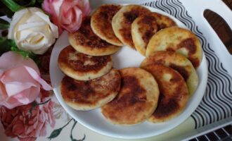 Картофельные оладьи с зеленью