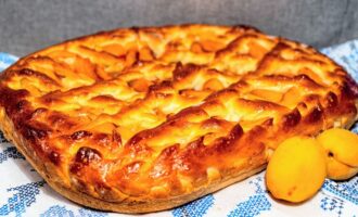 Дрожжевой пирог с абрикосами
