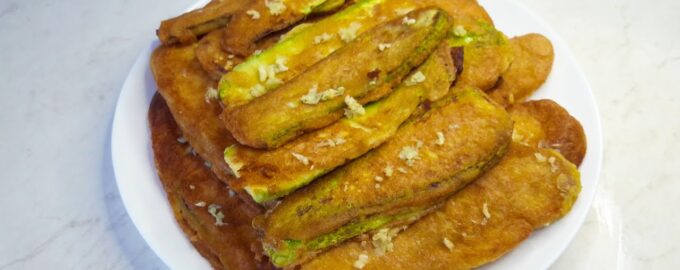Жареные кабачки в кляре
