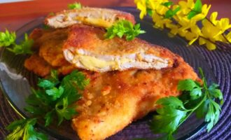 Отбивные из индейки с сыром