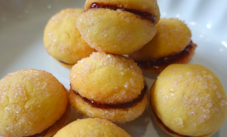 Нежнейшее итальянское печенье с джемом