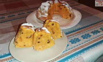 Тыквенный кекс с изюмом