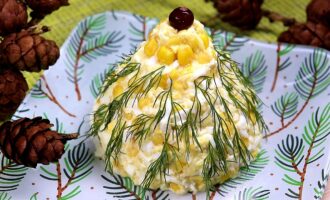 Салат с кукурузой "Минутка"