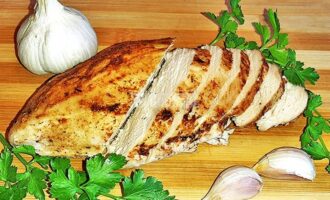 Куриное филе в горчично-чесночном маринаде