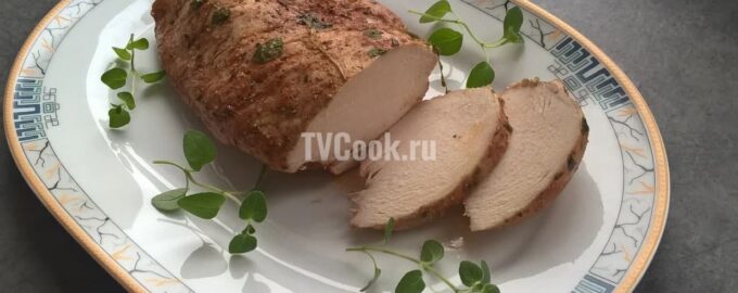 Куриная грудка в фольге в духовке