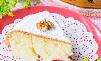 Кекс с вишней в мультиварке
