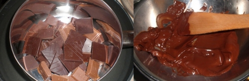 Растапливаем шоколад на водяной бане