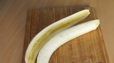 разрезаем банан