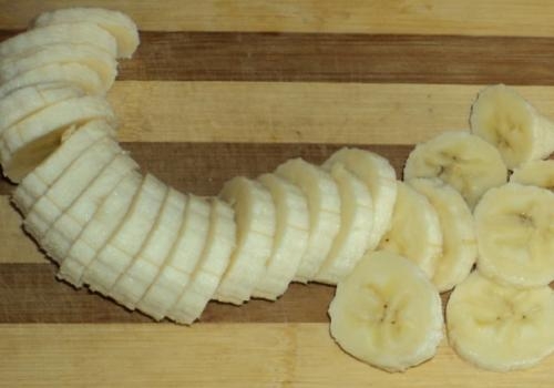 измельченные бананы