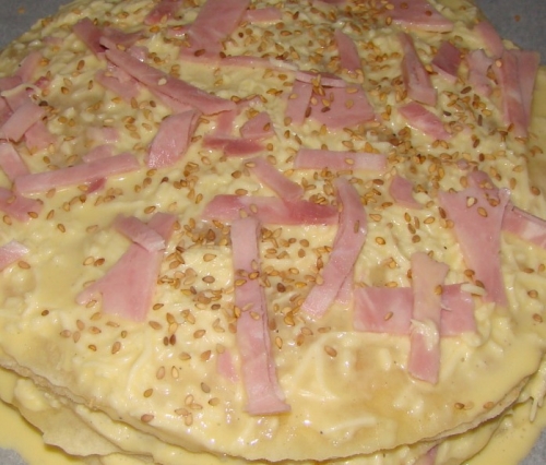 сформированный торт сырное суфле