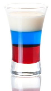 готовый коктейль российский флаг