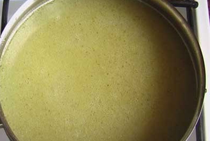 Практически готовый суп-пюре из баклажан