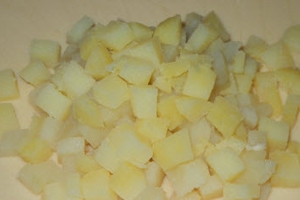 Измельчаем картошку
