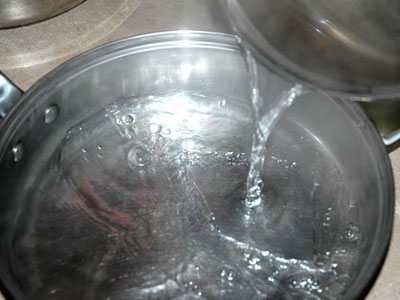 вода в миске