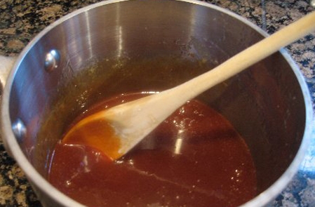 сливочно-карамельный соусом