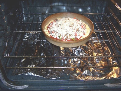 пицца в духовке