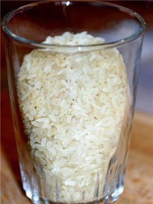 рис в стакане
