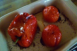 томаты и перец