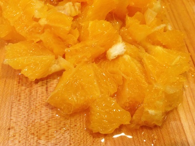 нарезка апельсина