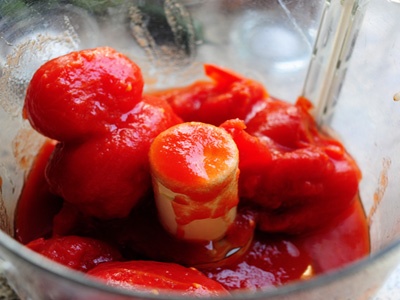 томаты в блендере