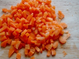 измельчаем морковь