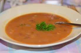фасолевый суп из мультиварки