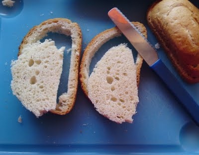 хлеб на доске