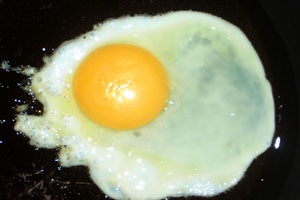 яйцо на сковороде