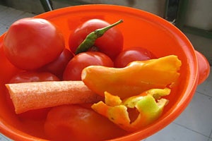 подготовка овощей