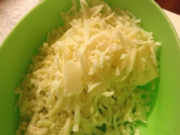 измельчаем сыр