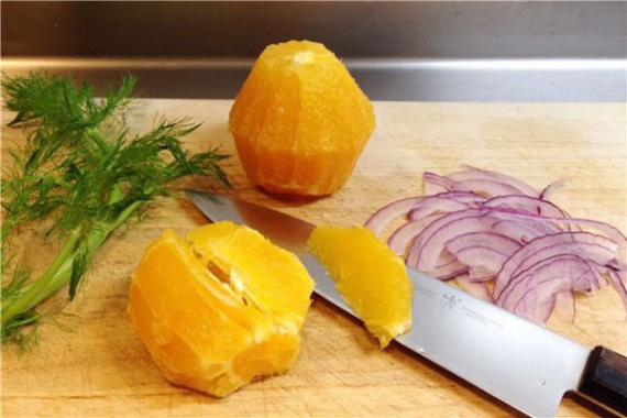 Салат с апельсинами и фенхелем