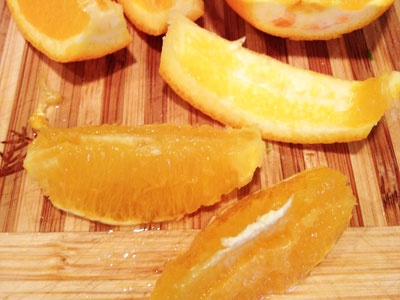 чистка апельсинов