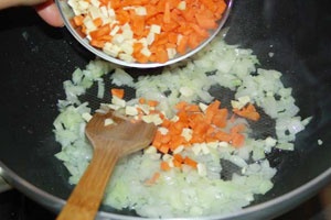 овощи на сковороде
