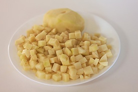 измельчаем картофель