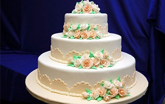 свадебный торт из мастики