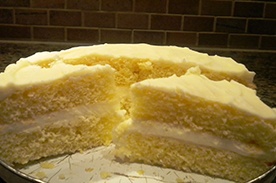 бисквитный торт с заварным кремом