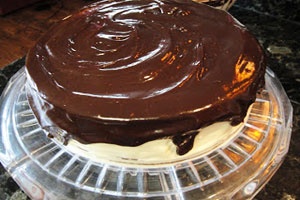 торт в шоколаде