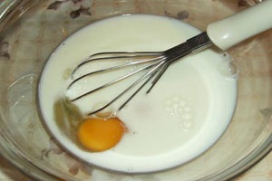 кефир с яйцом