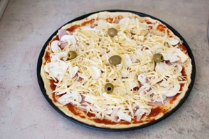 сформированная пицца