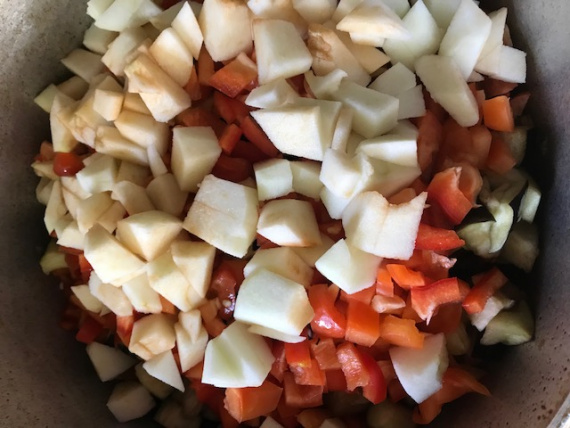 Салат десятка из баклажан с яблоками на зиму - как приготовить салат десятка из баклажанов, пошаговый рецепт с фото