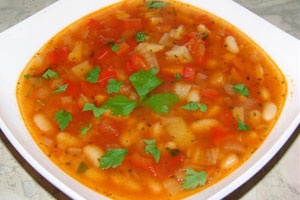 мексиканский суп с фасолью