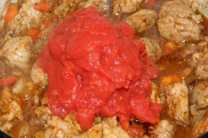 томатная паста с мясом